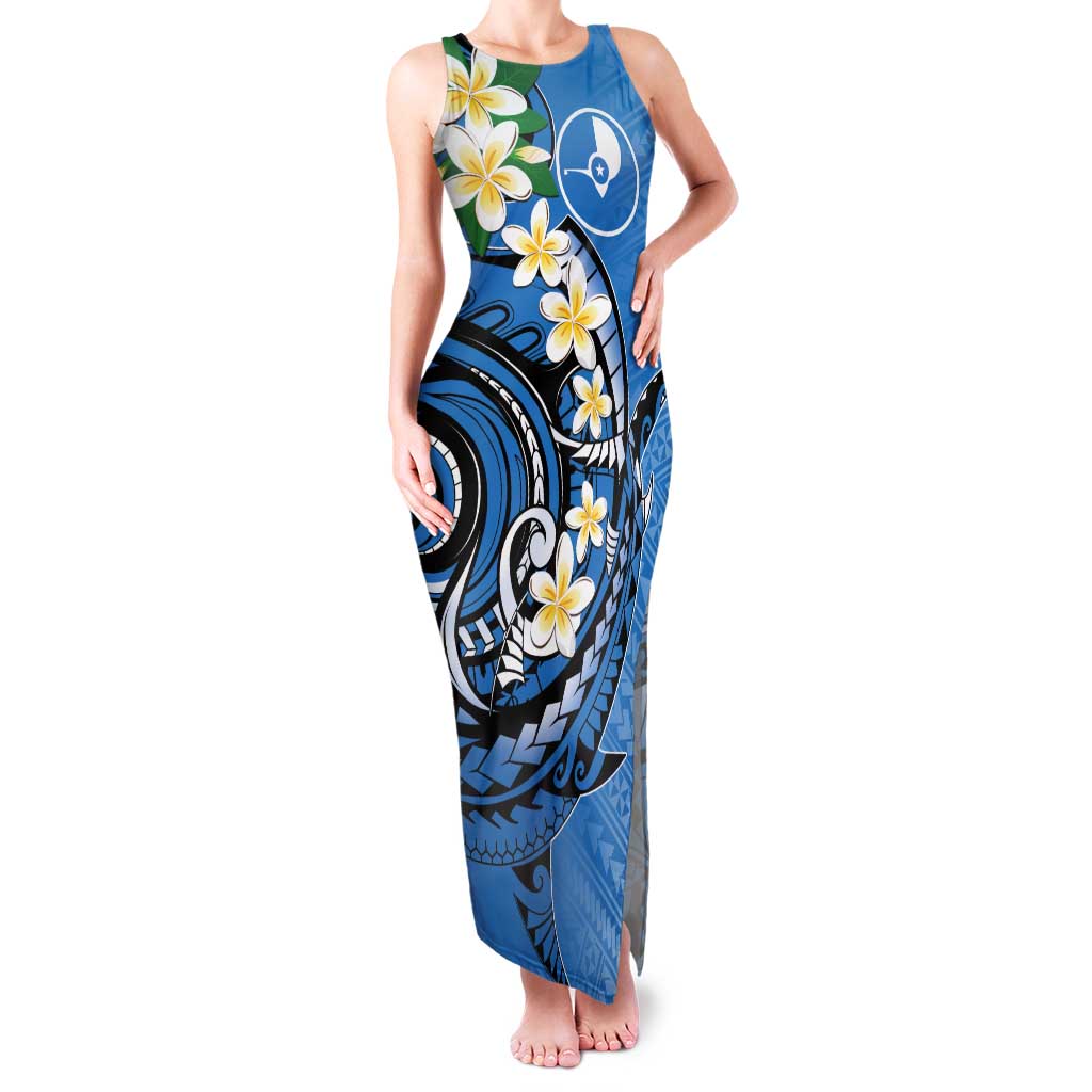 FSM Yap State Polynesian Shark Tattoo Personalised Tank Maxi Dress