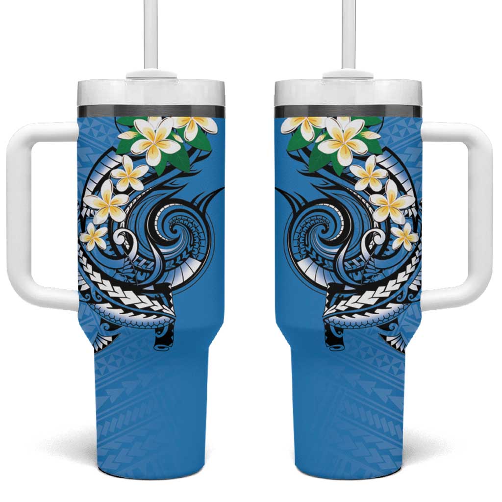 FSM Yap State Polynesian Shark Tattoo Personalised Tumbler With Handle