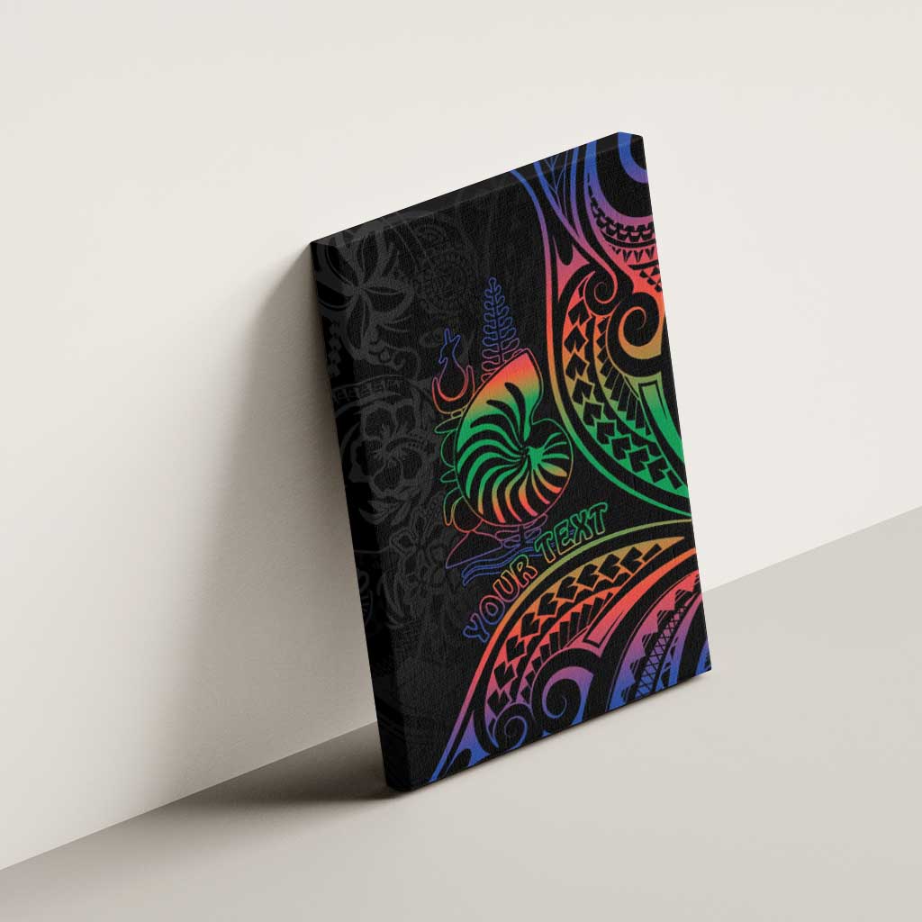 New Caledonia Polynesian Tatoo Personalised Canvas Wall Art
