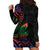 New Caledonia Polynesian Tatoo Personalised Hoodie Dress