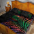 New Caledonia Polynesian Tatoo Personalised Quilt Bed Set