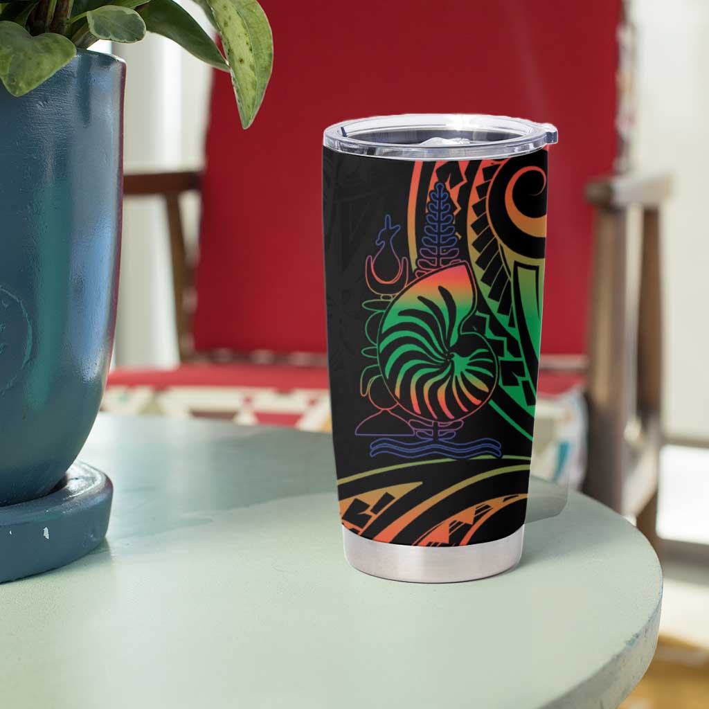 New Caledonia Polynesian Tatoo Personalised Tumbler Cup
