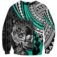 personalised-polynesia-skull-sweatshirt-tattoo-in-the-style-of-maori-with-marine-life-aqua