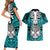 personalised-polynesia-skull-couples-matching-short-sleeve-bodycon-dress-and-hawaiian-shirt-with-boars-tusk-aqua-arty-vibe