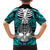 personalised-polynesia-skull-family-matching-off-shoulder-short-dress-and-hawaiian-shirt-with-boars-tusk-aqua-arty-vibe