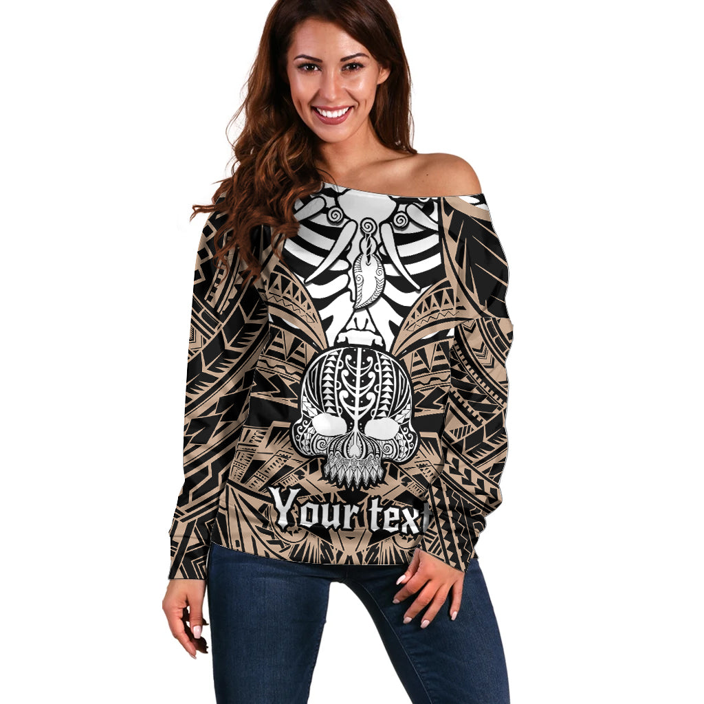 personalised-polynesia-skull-off-shoulder-sweater-with-boars-tusk-gold-arty-vibe