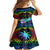 fiji-lgbt-family-matching-short-sleeve-bodycon-dress-and-hawaiian-shirt-love-is-love-tapa-pattern-rainbow-water-color