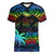personalised-fiji-lgbt-women-v-neck-t-shirt-love-is-love-tapa-pattern-rainbow-water-color