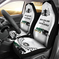 New Zealand South Africa Rugby Car Seat Cover History Commemorative World Cup Winners Unique LT9 - Polynesian Pride