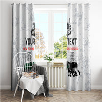 Custom New Zealand South Africa Rugby Window Curtain History Commemorative World Cup Winners Unique LT9 - Polynesian Pride