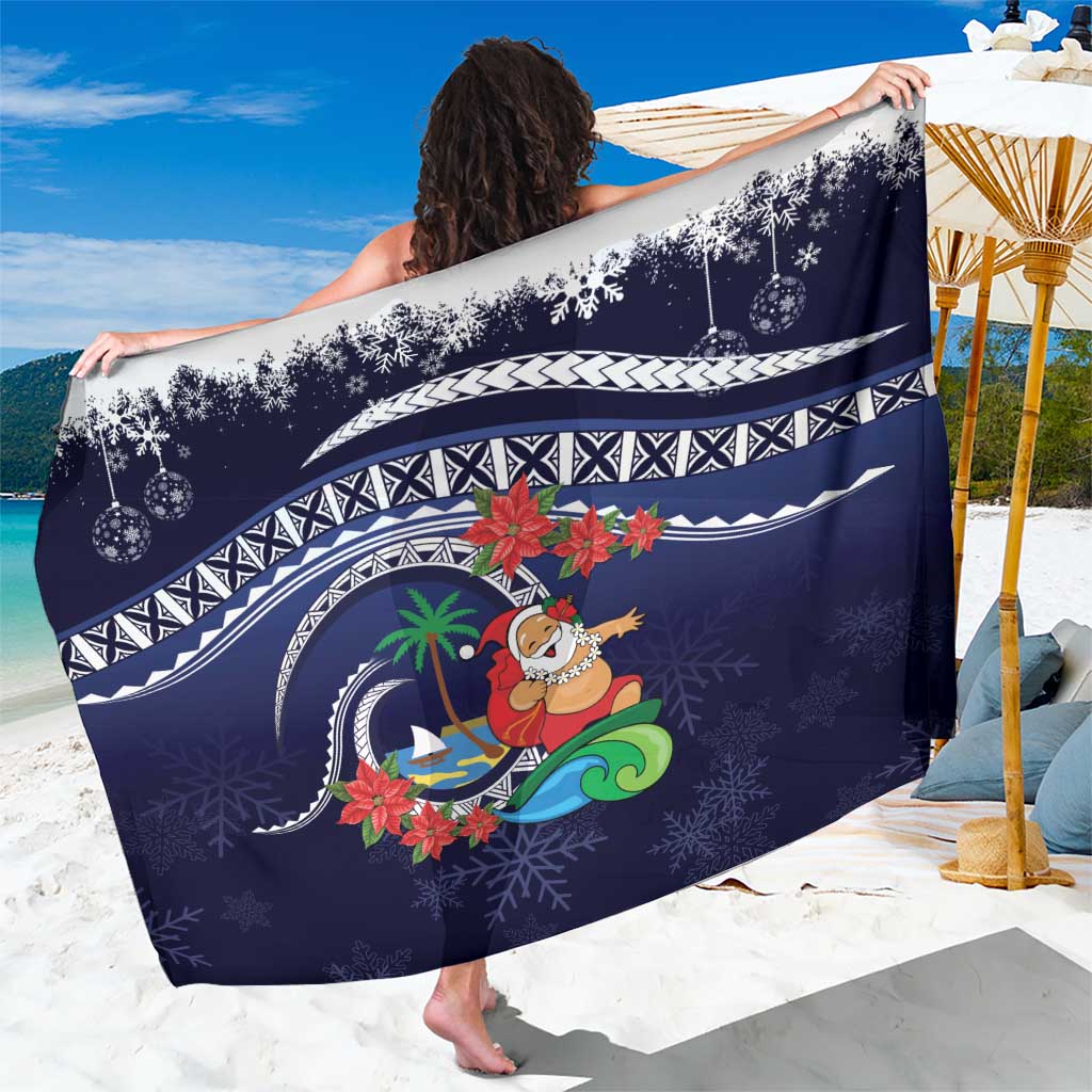 Felis Pusgua Guam Santa Sarong Merry Christmas with Polynesian Tribal