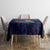 Felis Pusgua Guam Santa Tablecloth Merry Christmas with Polynesian Tribal