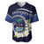 Hafai Adai Guam Guasalis Baseball Jersey Polynesian Tribal Pattern