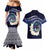 Hafai Adai Guam Guasalis Couples Matching Mermaid Dress and Hawaiian Shirt Polynesian Tribal Pattern