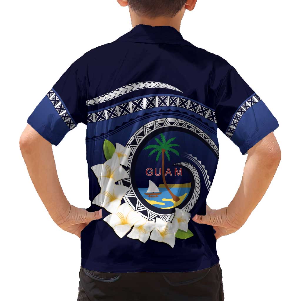 Hafai Adai Guam Guasalis Family Matching Long Sleeve Bodycon Dress and Hawaiian Shirt Polynesian Tribal Pattern LT9 - Polynesian Pride