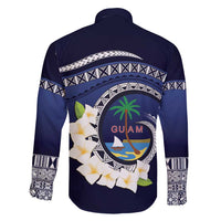 Hafai Adai Guam Guasalis Family Matching Long Sleeve Bodycon Dress and Hawaiian Shirt Polynesian Tribal Pattern LT9 - Polynesian Pride