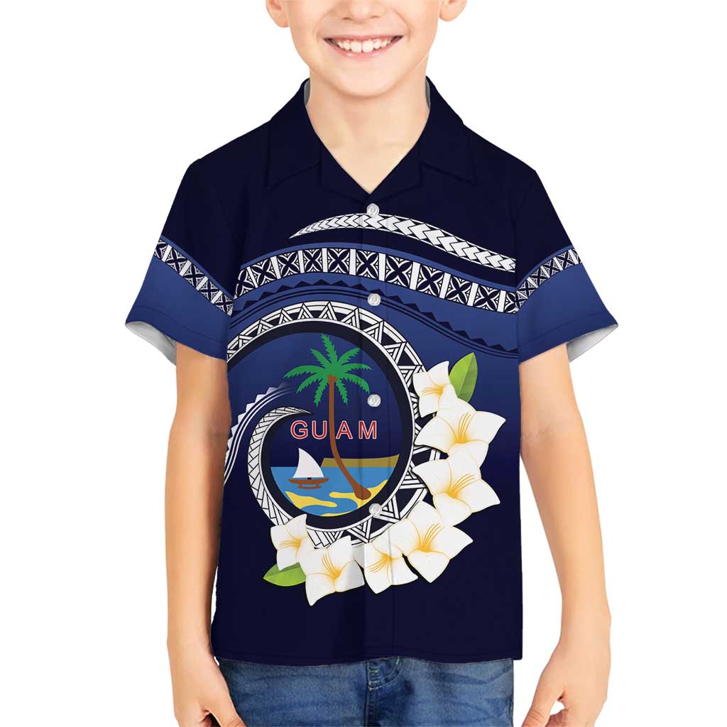 Hafai Adai Guam Guasalis Family Matching Tank Maxi Dress and Hawaiian Shirt Polynesian Tribal Pattern