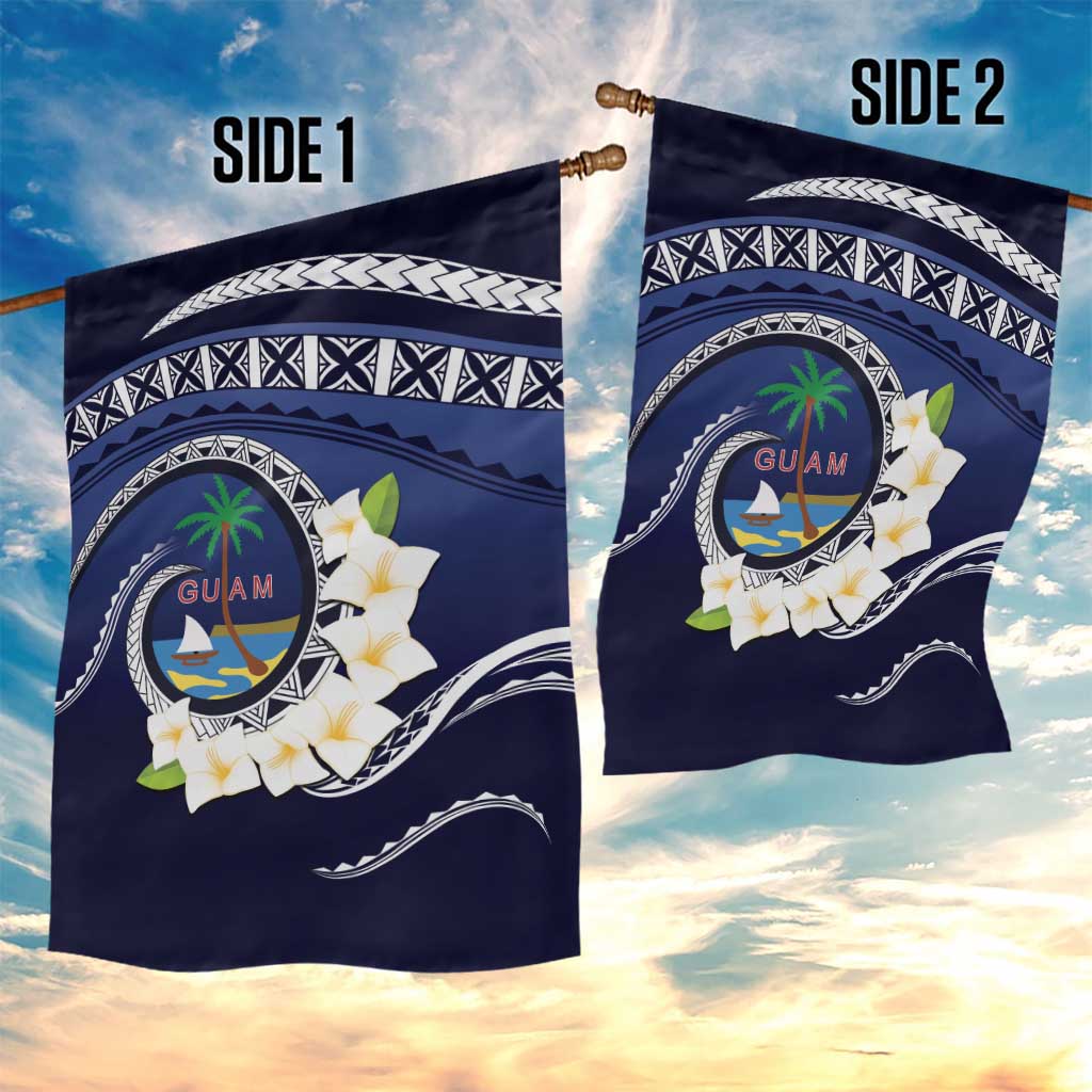 Hafai Adai Guam Guasalis Garden Flag Polynesian Tribal Pattern