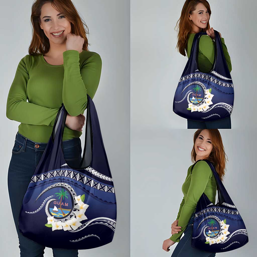 Hafai Adai Guam Guasalis Grocery Bag Polynesian Tribal Pattern