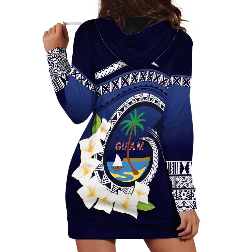 Hafai Adai Guam Guasalis Hoodie Dress Polynesian Tribal Pattern