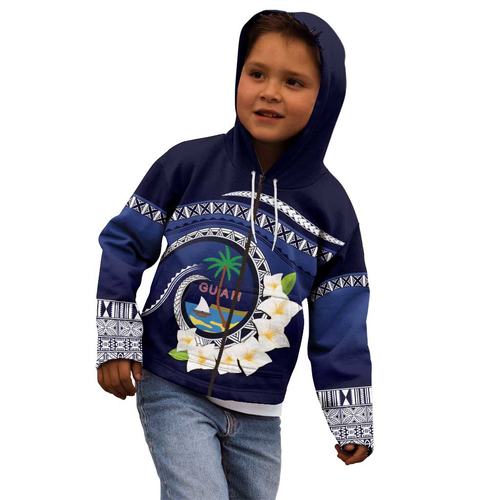 Hafai Adai Guam Guasalis Kid Hoodie Polynesian Tribal Pattern