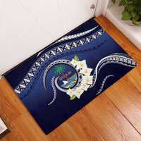 Hafai Adai Guam Guasalis Rubber Doormat Polynesian Tribal Pattern