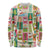 Mele Kalikimaka Hawaii Christmas Long Sleeve Shirt Funny Santan Hippie Style