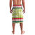 Mele Kalikimaka Hawaii Christmas Lavalava Surfing Santa with Polynesian Tribal