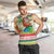 Mele Kalikimaka Hawaii Christmas Men Tank Top Surfing Santa with Polynesian Tribal