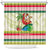 Mele Kalikimaka Hawaii Christmas Shower Curtain Surfing Santa with Polynesian Tribal