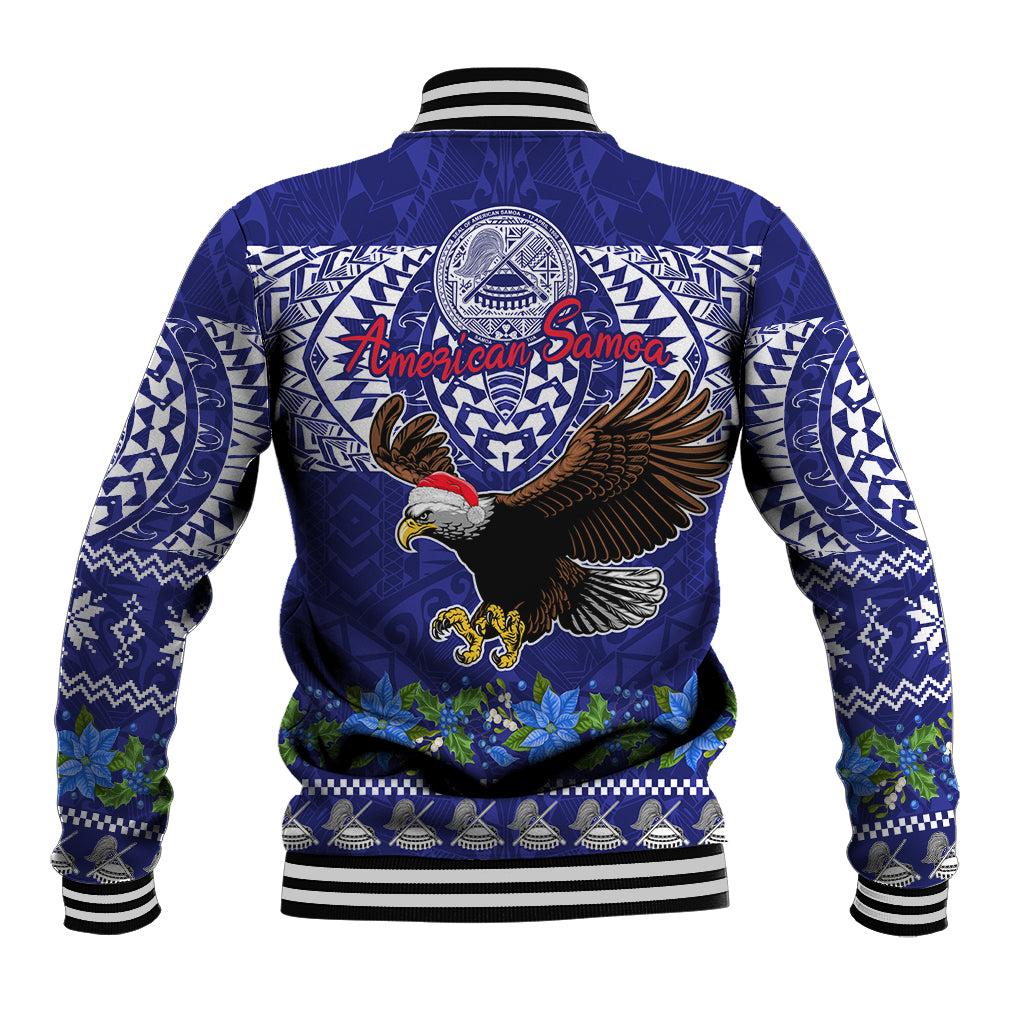 American Samoa Christmas Baseball Jacket Manuia le Kerisimasi Polynesian Tribal LT9 - Polynesian Pride