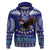 American Samoa Christmas Hoodie Manuia le Kerisimasi Polynesian Tribal LT9 Pullover Hoodie Blue - Polynesian Pride