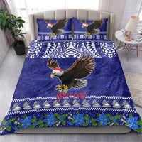 Personalised American Samoa Christmas Bedding Set Manuia le Kerisimasi Polynesian Tribal LT9 - Polynesian Pride