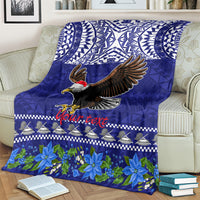 Personalised American Samoa Christmas Blanket Manuia le Kerisimasi Polynesian Tribal LT9 - Polynesian Pride
