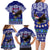 Personalised American Samoa Christmas Family Matching Long Sleeve Bodycon Dress and Hawaiian Shirt Manuia le Kerisimasi Polynesian Tribal LT9 - Polynesian Pride