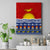 Kiribati Christmas Canvas Wall Art Tekeraoi n Te Tiritimati Polynesian Tribal LT9 Red - Polynesian Pride