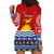 Kiribati Christmas Hoodie Dress Tekeraoi n Te Tiritimati Polynesian Tribal LT9 - Polynesian Pride