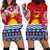 Kiribati Christmas Hoodie Dress Tekeraoi n Te Tiritimati Polynesian Tribal LT9 - Polynesian Pride