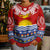 Kiribati Christmas Kid Ugly Christmas Sweater Tekeraoi n Te Tiritimati Polynesian Tribal LT9 - Polynesian Pride