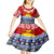 Kiribati Christmas Kid Short Sleeve Dress Tekeraoi n Te Tiritimati Polynesian Tribal LT9 - Polynesian Pride