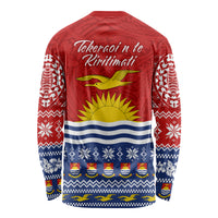 Kiribati Christmas Long Sleeve Shirt Tekeraoi n Te Tiritimati Polynesian Tribal LT9 - Polynesian Pride