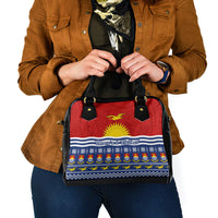 Kiribati Christmas Shoulder Handbag Tekeraoi n Te Tiritimati Polynesian Tribal LT9 - Polynesian Pride
