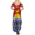 Kiribati Christmas Summer Maxi Dress Tekeraoi n Te Tiritimati Polynesian Tribal LT9 - Polynesian Pride