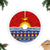 Kiribati Christmas Tree Skirt Tekeraoi n Te Tiritimati Polynesian Tribal LT9 Fringed Tree Skirts Red - Polynesian Pride