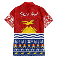 Personalised Kiribati Christmas Family Matching Short Sleeve Bodycon Dress and Hawaiian Shirt Tekeraoi n Te Tiritimati Polynesian Tribal LT9 - Polynesian Pride