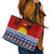 Personalised Kiribati Christmas Leather Tote Bag Tekeraoi n Te Tiritimati Polynesian Tribal LT9 - Polynesian Pride