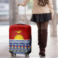 Personalised Kiribati Christmas Luggage Cover Tekeraoi n Te Tiritimati Polynesian Tribal LT9 - Polynesian Pride