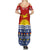 Personalised Kiribati Christmas Summer Maxi Dress Tekeraoi n Te Tiritimati Polynesian Tribal LT9 - Polynesian Pride