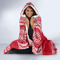 Personalised Wallis and Futuna Christmas Hooded Blanket Polynesian Tribal LT9 - Polynesian Pride
