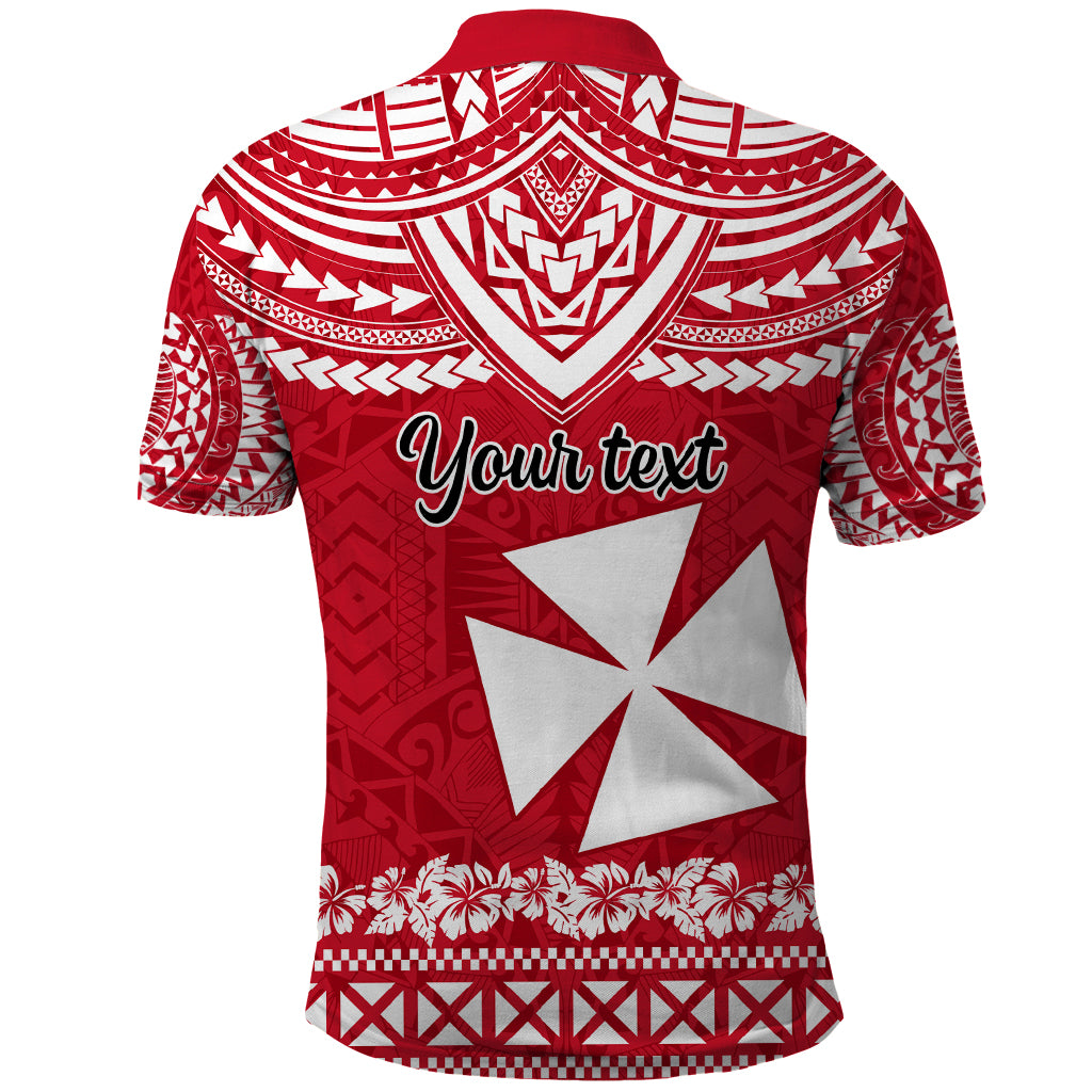 Personalised Wallis and Futuna Christmas Polo Shirt Polynesian Tribal LT9 - Polynesian Pride